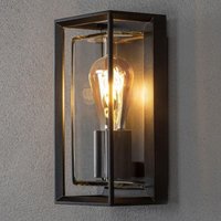 Wandleuchte Brindisi in Schwarz E27 IP54 mit - black - Konstsmide von KONSTSMIDE LIGHTING