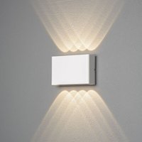 Konstsmide - led Wandleuchte Chieri in Weiß 2x 4W 800lm IP54 - white von Konstsmide