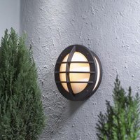 Konstsmide Lighting - Konstsmide Oden Outdoor Classic Bulkhead Mattschwarze Wandleuchte, IP23 von KONSTSMIDE LIGHTING