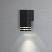 Konstsmide - Antares Wandleuchte in Schwarz GU10 IP44 190mm - black von Konstsmide