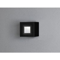 Konstsmide Lighting - led Außenwandleuchte klein chieri Auf-& Einbauleuchte aus Alu in schwarz, 8x8cm von KONSTSMIDE LIGHTING