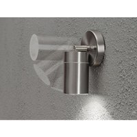 Außenwandleuchte modena Downlight schwenkbar, Höhe 15cm, Edelstahl von Konstsmide
