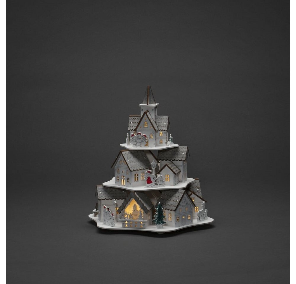 KONSTSMIDE Beleuchtetes Fensterbild "Häuser" weiß, warmweiß KONSTSMIDE Beleuchtetes Fensterbild "Häuser" weiß, warmweiß von KONSTSMIDE