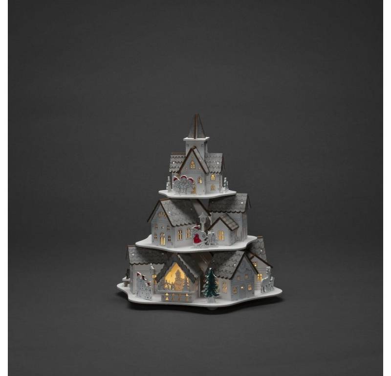 KONSTSMIDE Beleuchtetes Fensterbild "Häuser" weiß, warmweiß KONSTSMIDE Beleuchtetes Fensterbild "Häuser" weiß, warmweiß von KONSTSMIDE