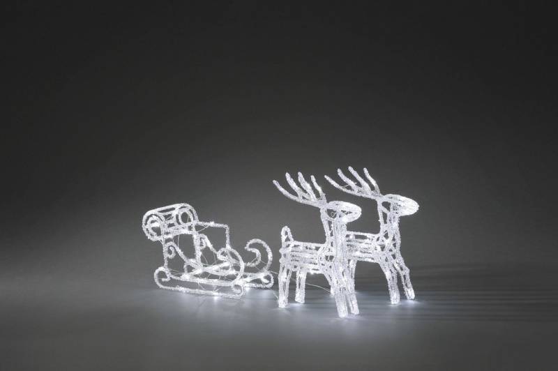 KONSTSMIDE Dekofigur Konstsmide LED Acryl-Set Schlitten mit 2 Rentieren KONSTSMIDE Dekofigur Konstsmide LED Acryl-Set Schlitten mit 2 Rentieren von KONSTSMIDE