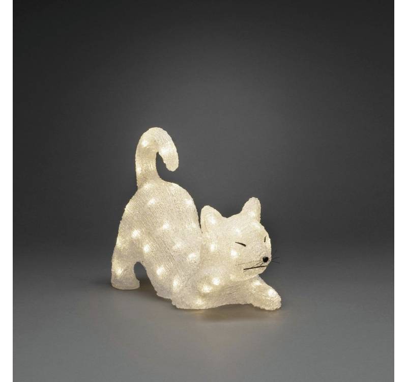 KONSTSMIDE Dekofigur Konstsmide LED Katze Acryl klar 35cm x 14cm x 28cm KONSTSMIDE Dekofigur Konstsmide LED Katze Acryl klar 35cm x 14cm x 28cm von KONSTSMIDE