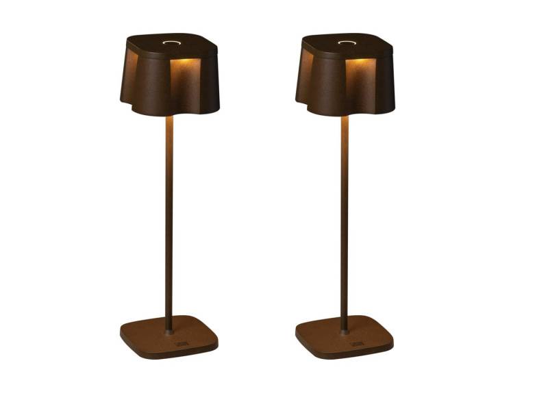 KONSTSMIDE LED Außen-Tischleuchte, USB-Ladefunktion, LED fest integriert, warmweiß, 2er Set Outdoor Kabel-los & ohne Strom Terrassenleuchten, Höhe 36cm KONSTSMIDE LED Außen-Tischleuchte, USB-Ladefunktion, LED fest integriert, warmweiß, 2er Set Outdoor Kabel-los & ohne Strom Terrassenleuchten, Höhe 36cm von KONSTSMIDE
