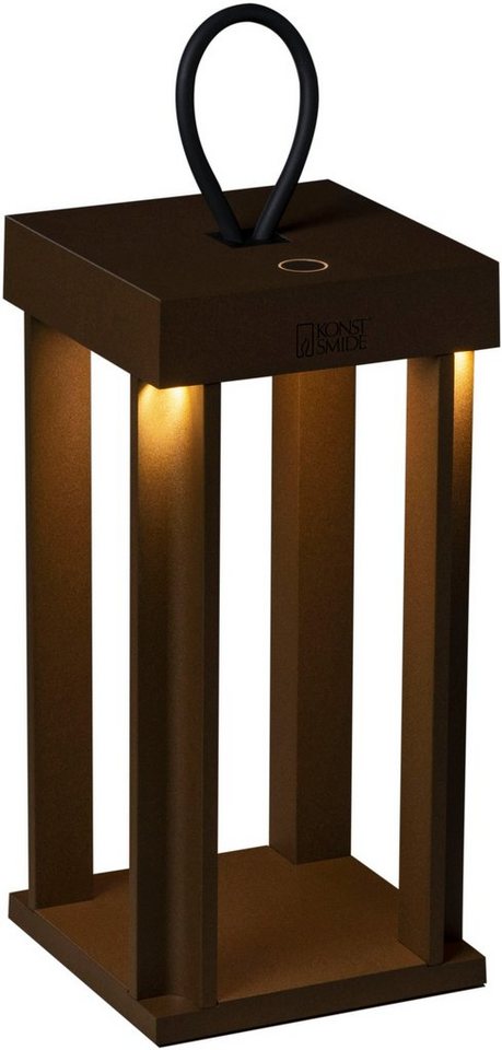 KONSTSMIDE LED Laterne Cannes, LED fest integriert, Warmweiß, Cannes LED USB-Laterne 42cm, dimmbar 2700/3000K von KONSTSMIDE
