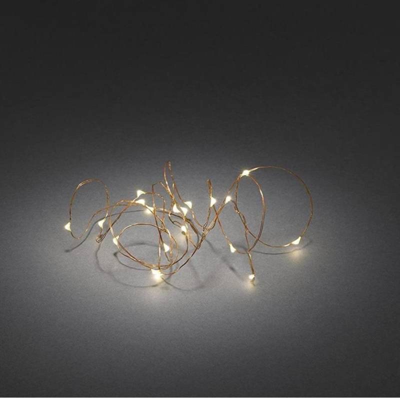 KONSTSMIDE LED-Lichterkette 1461-160 Micro LED Licherkette 40 ww LED Batterie von KONSTSMIDE