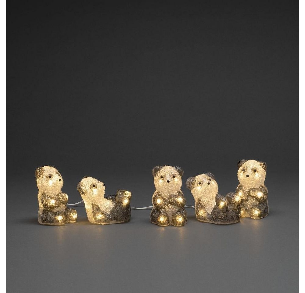 KONSTSMIDE LED-Lichterkette 6234-103 Acryl Panda 5-er Set s/w 40 ww LED KONSTSMIDE LED-Lichterkette 6234-103 Acryl Panda 5-er Set s/w 40 ww LED von KONSTSMIDE