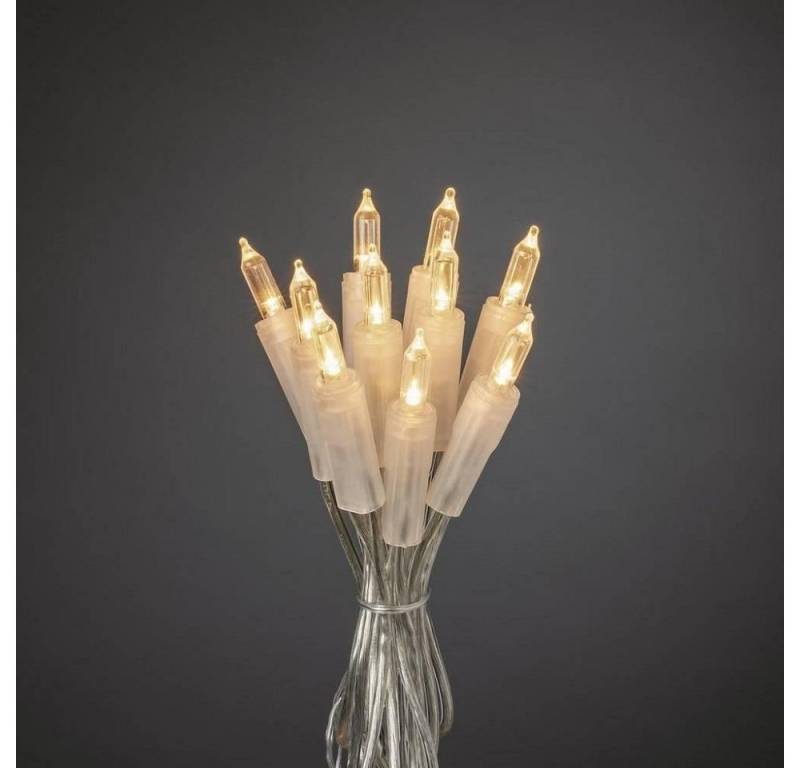 KONSTSMIDE LED-Lichterkette LED Mini-Lichterkette 20er warmweiß Kabel klar 2,85m 6301-103 von KONSTSMIDE