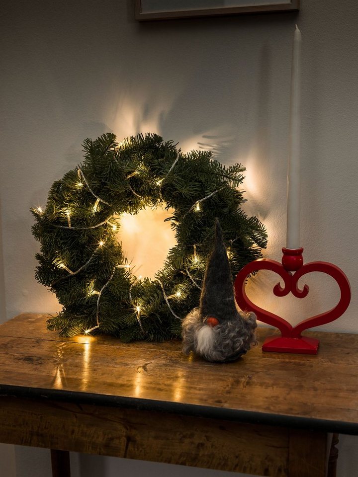KONSTSMIDE LED-Lichterkette Weihnachtsdeko, 100-flammig, Micro LED Lichterkette, 100 warm weiße Dioden von KONSTSMIDE