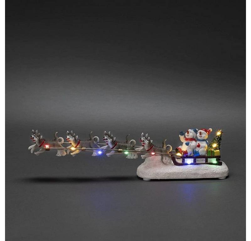 KONSTSMIDE Weihnachtsdorf 4242-000 LED Szenerie Schneemänner Hundeschlitten KONSTSMIDE Weihnachtsdorf 4242-000 LED Szenerie Schneemänner Hundeschlitten von KONSTSMIDE