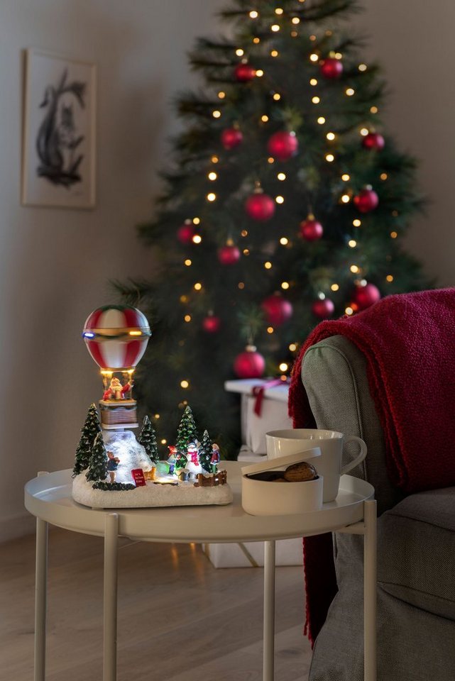 KONSTSMIDE Weihnachtsfigur (1 St), LED Heissluftballon mit Musik von KONSTSMIDE