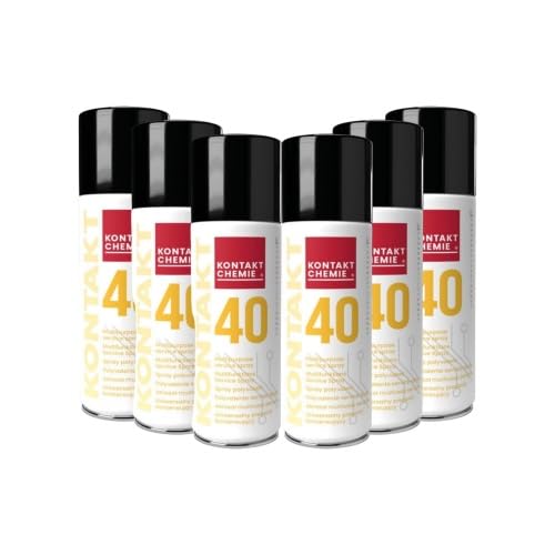 6 Stück Kontakt Chemie® Multifunktionsöl | KONTAKT 40 | je 200ml von KONTAKT CHEMIE