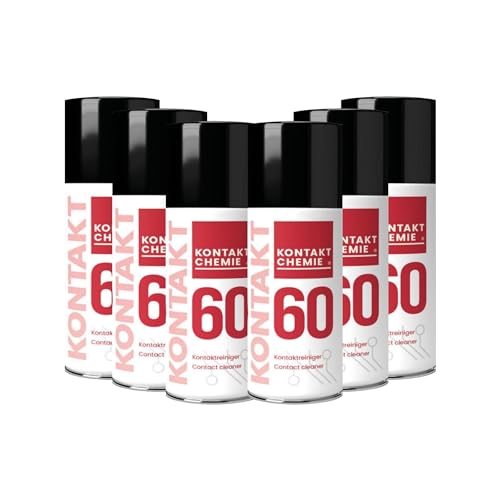 6 Stück Kontakt Chemie® oxidlösender Kontaktreiniger | KONTAKT 60 | je 100ml von KONTAKT CHEMIE