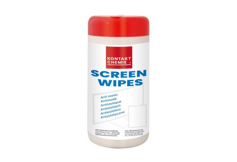 KONTAKT CHEMIE Bildschirm-Reinigungstücher, SCREEN WIPES, 100Stk. Reinigungstücher von KONTAKT CHEMIE