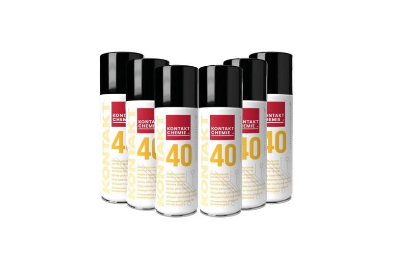KONTAKT CHEMIE Multifunktionsöl 6 Stück Multifunktionsöl, KONTAKT 40, je 200ml von KONTAKT CHEMIE