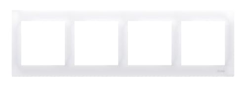 Rahmen 4fach /Paneel für Lichtschalter und Steckdose. Rahmen für Wandlichtschalter und Steckdose in weiß IP20/IP44, DR5/11Simon 54 Premium Rahmen 4fach /Paneel für Lichtschalter und Steckdose. Rahmen für Wandlichtschalter und Steckdose in weiß IP20/IP44, DR5/11Simon 54 Premium von KONTAKT Simon