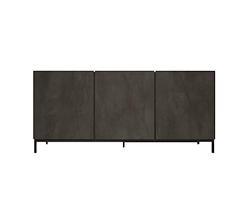 KONTE.DESIGN Sideboard, Holz Metall, Oxidierter Stahl, Unica von KONTE.DESIGN