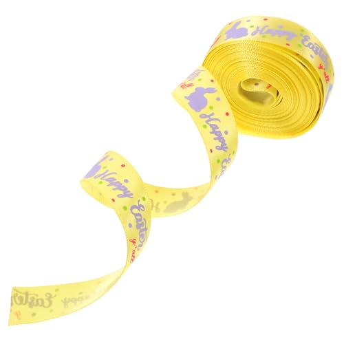 KONTONTY 1 Rolle Easter Ribbon für Bastelprojekte Yards Dekoratives Geschenkband mit Festlichem Design für Ostern DIY Projekte Bastelarbeiten und Verpackungen Hochwertiges Sicheres KONTONTY 1 Rolle Easter Ribbon für Bastelprojekte Yards Dekoratives Geschenkband mit Festlichem Design für Ostern DIY Projekte Bastelarbeiten und Verpackungen Hochwertiges Sicheres von KONTONTY