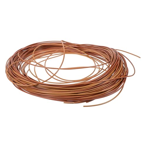 KONTONTY 1 Rolle Rattan Webmaterial für Stühle DIY Plastik Rattan für Reparaturen von Möbeln und Deko Langlebig und Vielseitig Einsetzbar für Handwerksprojekte und Stuhlrestaurierung von KONTONTY