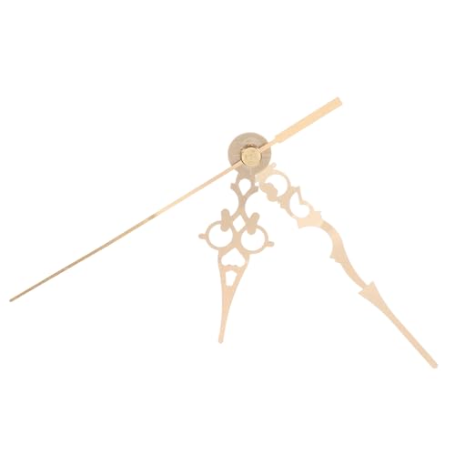 KONTONTY 1 Satz Elegante Uhrzeiger Goldene Dekorative Uhrzeiger für DIY Uhren Langlebige Ersatzteile Installieren Passend für Uhren zum Reparieren oder Erstellen von Wanduhr von KONTONTY