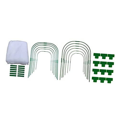 KONTONTY 1 Satz Frostschutzkit Beschützer Anlage Pflanzen wachsend Gartennetzwerk Gartennetzreifen Gartenrefen mit Netz Gewächshausrefen mit Netz Gartenreden und Netzkit Gittergewebe von KONTONTY