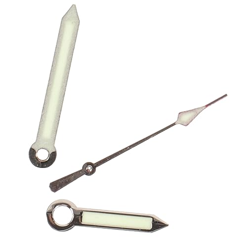 KONTONTY 1 Satz Luminous Uhrzeigersatz für Mechanische Uhren Ersatzteile für Stunden Minuten und Sekundenzeiger Kompatibel mit Leuchtend und Präzise von KONTONTY