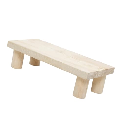 KONTONTY 1 Stück Fußhocker aus Holz Robuste Tritthilfe für Sicherer und Leichter Hocker für Bad Küche und Kindergarten Stapelbar und Kompakt Passend zu Jedem Dekorationsstil KONTONTY 1 Stück Fußhocker aus Holz Robuste Tritthilfe für Sicherer und Leichter Hocker für Bad Küche und Kindergarten Stapelbar und Kompakt Passend zu Jedem Dekorationsstil von KONTONTY