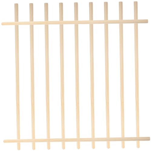 KONTONTY 10stücke Holzleisten Für Fenster DIY-fensterdekor Leisten Für Fliegengitterfenster Gerade Holzstreifen Glatte Oberfläche Hochwertiges Holz Langlebige Fensterleisten Dekorative von KONTONTY