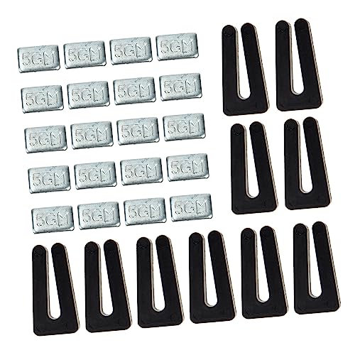 KONTONTY 10 Sätze Selbstklebende Auswuchtgewichte für Deckenventilatoren Fan Balancing Clip mit Gewichten für und Langlebigkeit von KONTONTY
