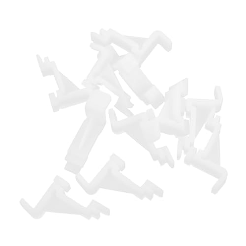 KONTONTY 10 Stück Kühlschrankregal Clips Robuste Kunststoffhalterung für Gefrierfach zur Stabilisierung von Kühlschrankregalen Installieren Langlebig und Anwendung KONTONTY 10 Stück Kühlschrankregal Clips Robuste Kunststoffhalterung für Gefrierfach zur Stabilisierung von Kühlschrankregalen Installieren Langlebig und Anwendung von KONTONTY