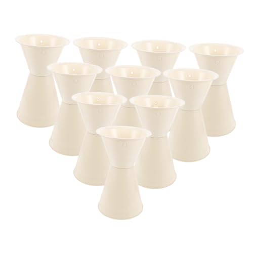 KONTONTY 10stücke Mini Blumenkasten Aus Blumenstraußhalter-Einlage Für Frische Blumen Blumenröhren-Einlage Mit Stabiler Basis Leicht Und Tragbar Für Ausflüge Und Reisen Für Büro von KONTONTY