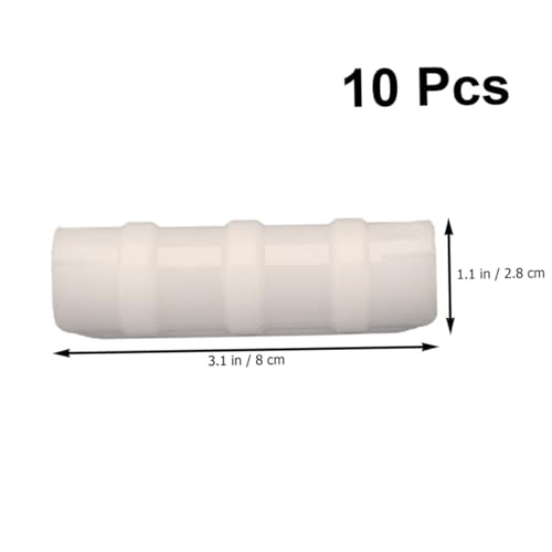 KONTONTY 10 Stück Teiliges Abs PC Snap Buckle für Gewächshausfolienbefestigung Kompatibel mit Rohren Hohe Elastizität UV beständig Vielseitiges Zubehör für Gewächshaus Vogelschutz und von KONTONTY