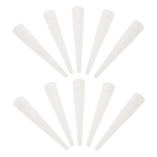 KONTONTY 10 Stück Teiliges Caulk Finisher Tool Set Präzise Klebedüsen für Glasabdichtung Langlebige Schlauchspitzen Benutzerfreundlich und Vielseitig für Verschiedene Bauanwendungen von KONTONTY