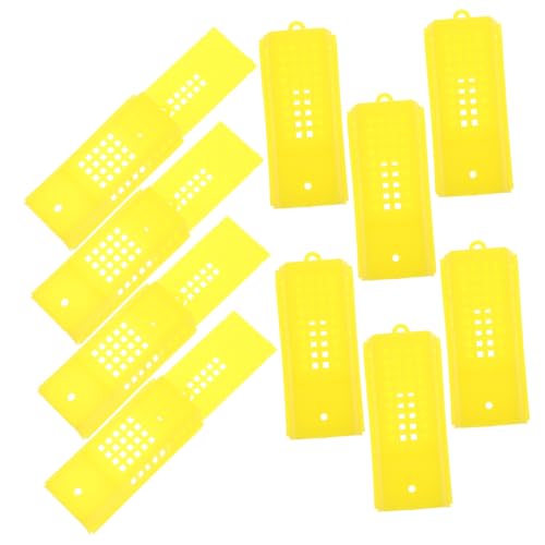 KONTONTY 10 Stück Teiliges Imkereizubehör Verlängerter Bienenköniginnenkäfig Bienenaufzuchtwerkzeug Leicht zu Reinigen Tragbar Nützliches Bienenzucht Equipment für Imker KONTONTY 10 Stück Teiliges Imkereizubehör Verlängerter Bienenköniginnenkäfig Bienenaufzuchtwerkzeug Leicht zu Reinigen Tragbar Nützliches Bienenzucht Equipment für Imker von KONTONTY