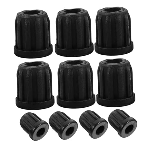 KONTONTY 10 Stück Teiliges Kunststoff Lenkrollen Steckhülsen Kleine Caster Socket Sleeve Inserts Verschleißfest Stabile Bürostuhl Ersatzhülsen Für Möbelrollen Schwere Möbel Kunststofffüße von KONTONTY