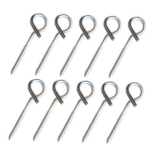 KONTONTY 10 Stück Teiliges Schraubhaken aus Rostfreiem Edelstahl Gewindehaken zur Deckenmontage Korrosionsbeständig Langlebig Vielseitig für Heimwerker Schmuck Fotos und Holzdekorationen KONTONTY 10 Stück Teiliges Schraubhaken aus Rostfreiem Edelstahl Gewindehaken zur Deckenmontage Korrosionsbeständig Langlebig Vielseitig für Heimwerker Schmuck Fotos und Holzdekorationen von KONTONTY
