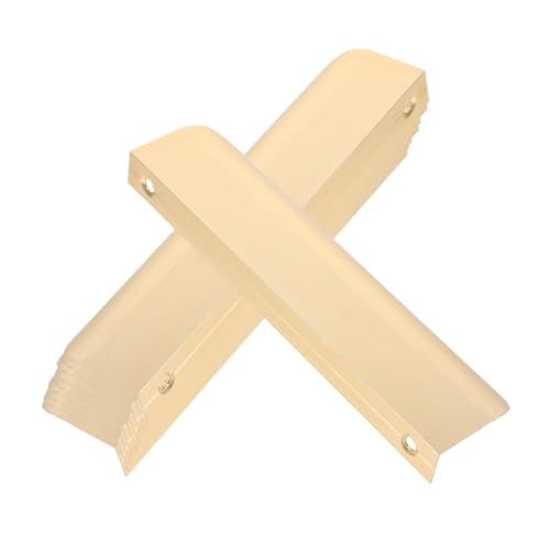 KONTONTY 10 Stück Teiliges Versteckte Aluminiumschrankgriffe für Küchenschränke und Schubladen Moderne Goldene Fingerzuggriffe Robust Elegant Einfach zu Bedienen Geeignet für Schrank KONTONTY 10 Stück Teiliges Versteckte Aluminiumschrankgriffe für Küchenschränke und Schubladen Moderne Goldene Fingerzuggriffe Robust Elegant Einfach zu Bedienen Geeignet für Schrank von KONTONTY