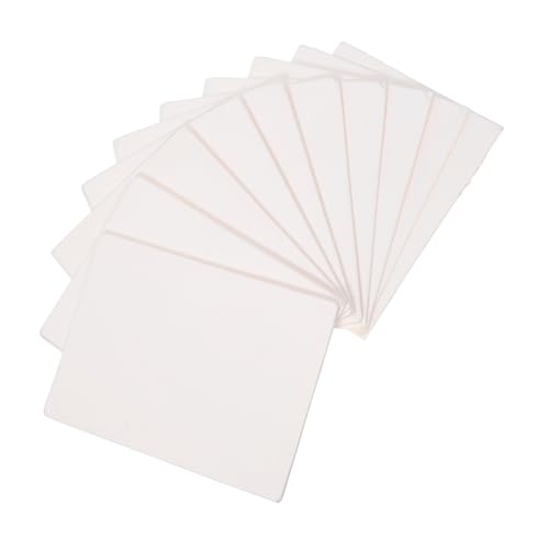 KONTONTY 10 Stück Teiliges Weiße Weiche Vorgepresste Trockenpapierpulp DIY Papierrecycling Traditionelle Bastelkunst Schulprojekte Kindgerechte Papierherstellung von KONTONTY