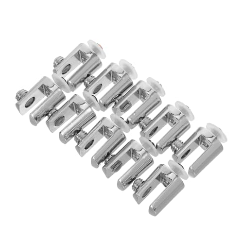 KONTONTY 10 Stück Zinklegierung Badspiegel Halterungen für Rahmenlose Spiegel Geeignet für Glasplatten Installieren Wasserfest und Stabil KONTONTY 10 Stück Zinklegierung Badspiegel Halterungen für Rahmenlose Spiegel Geeignet für Glasplatten Installieren Wasserfest und Stabil von KONTONTY