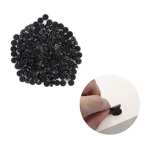 KONTONTY 100 STÜCK Teiliges Schrauben abdeckkappen aus Kunststoff Dekorative Abdeckkappen für Türscharniere Verdecken Scharnierschrauben an Schrank Fenster Möbel in Schwarz KONTONTY 100 STÜCK Teiliges Schrauben abdeckkappen aus Kunststoff Dekorative Abdeckkappen für Türscharniere Verdecken Scharnierschrauben an Schrank Fenster Möbel in Schwarz von KONTONTY
