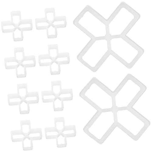 KONTONTY 100 Stück Fliesenkreuze Fliesen Abstandshalter für Gleichmäßige Verlegung für Terrassen Gartenplatten und DIY Projekte Stabil und Langlebig von KONTONTY