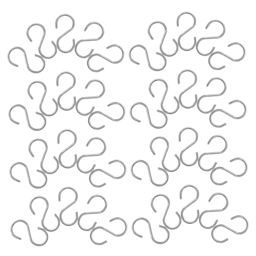KONTONTY 100 Stück Hochtemperaturbeständige S-förmige Ofenhaken Keramik Brennhaken für Schmuckherstellung Brennofen Zubehör für Keramik Glas Schmelzen von KONTONTY