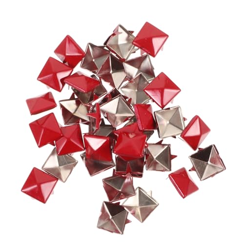 KONTONTY 100 Stück Nieten Krallen Spikes für DIY Kleidung Punk Stil Dekoration Passend für Taschen Schuhe und Accessoires für Kunstprojekte von KONTONTY