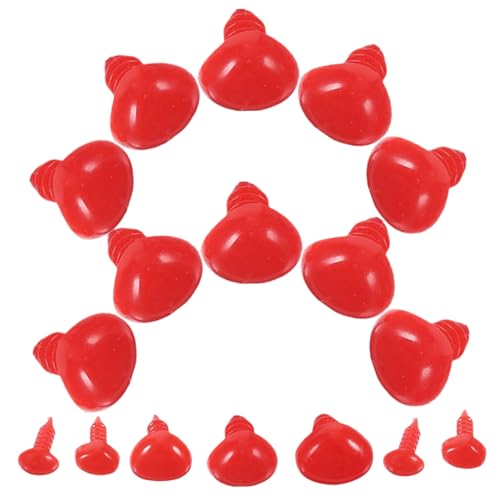 KONTONTY 100 Stück Sicherheitsnasen für Plüschtiere DIY Bastelbedarf für Stofftiere und Puppen für Familien für Kreative Projekte und Handgemachte Dekorationen KONTONTY 100 Stück Sicherheitsnasen für Plüschtiere DIY Bastelbedarf für Stofftiere und Puppen für Familien für Kreative Projekte und Handgemachte Dekorationen von KONTONTY