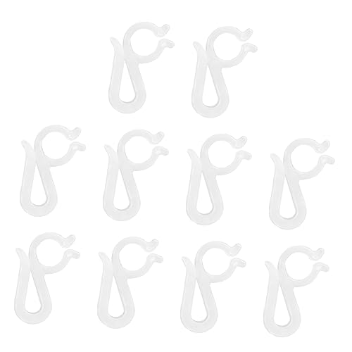 KONTONTY 100 Stück Teiliges Weihnachtslampen Haken Robuster String Lamp Fixator Haken Einfache Befestigung für Lichterketten Wetterfest für Indoor und Outdoor Weihnachtsdeko Praktische von KONTONTY