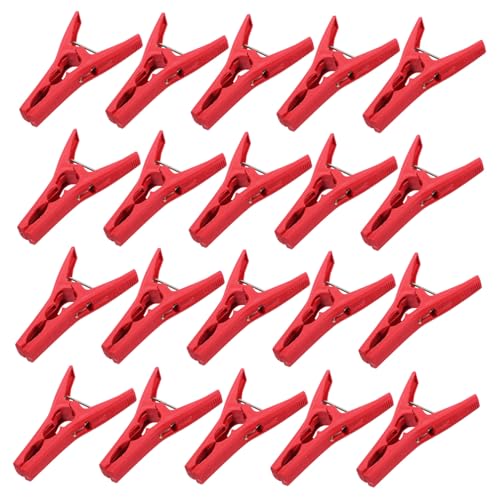 KONTONTY 100 Stück Wiederverwendbare Pflanzenstützklammern aus Kunststoff Verstellbare Klammern für Tomaten Weinreben und Orchideen Windfeste Kletterpflanzenhalter für Gemüse Balkon von KONTONTY