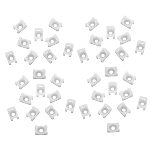 KONTONTY 1000 Stück Teilig Kabelbinder Sattelhalter mit Schraubenloch Kabelhalter für Kabelmanagement Zuhause Büro Vielseitiger Drahtclip für Verschiedene Kabeldurchmesser Stabile Montage KONTONTY 1000 Stück Teilig Kabelbinder Sattelhalter mit Schraubenloch Kabelhalter für Kabelmanagement Zuhause Büro Vielseitiger Drahtclip für Verschiedene Kabeldurchmesser Stabile Montage von KONTONTY